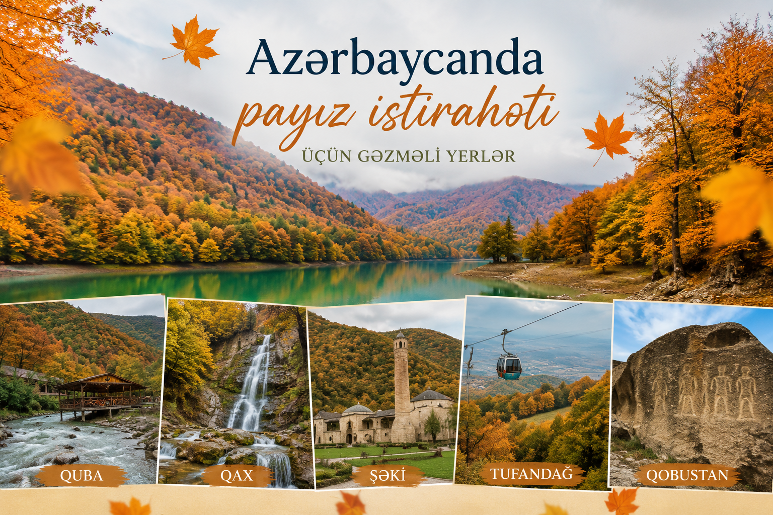 Azərbaycanda payız istirahəti üçün gəzməli yerlər